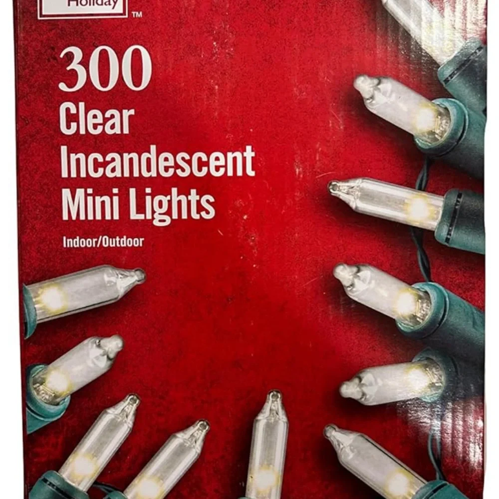 Set of 2 boxes Home Accents 300 Mini Lights, 68 ft 6
